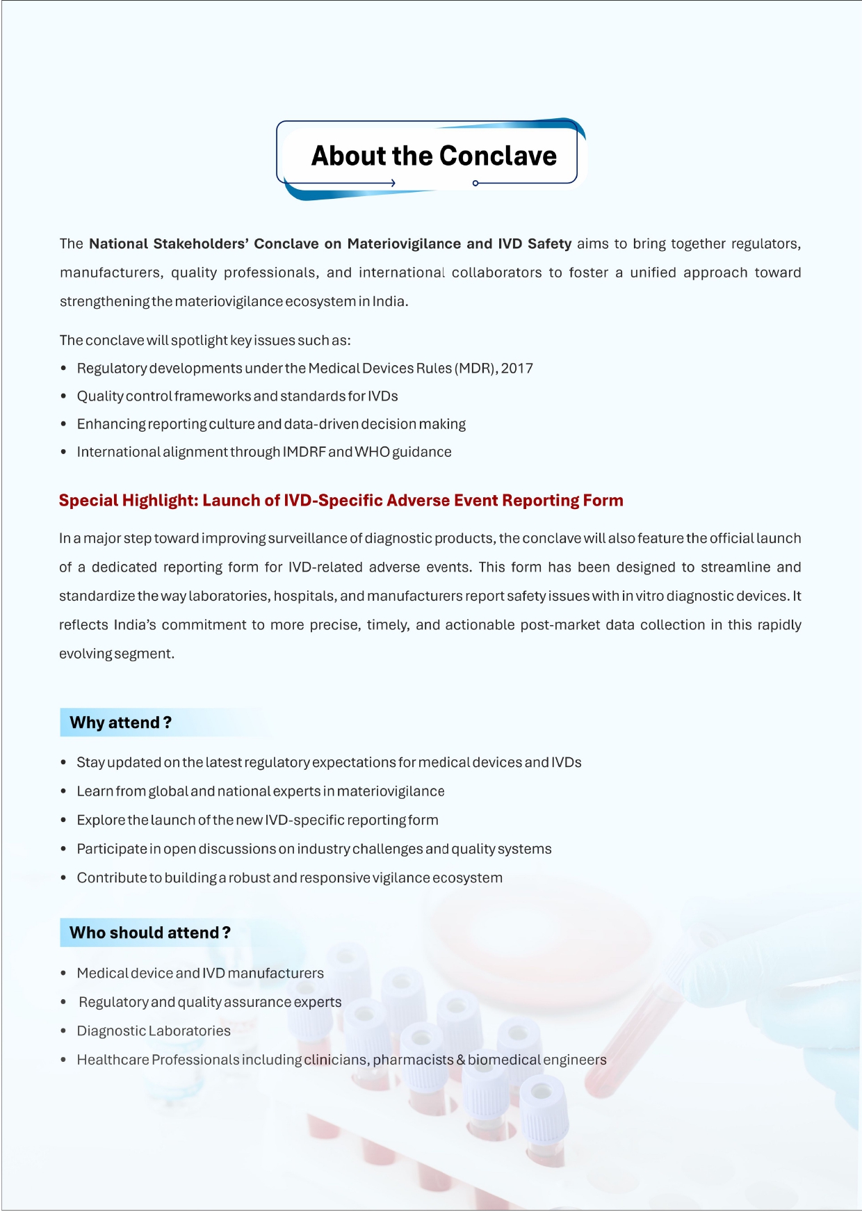 Brochure_National Stakeholders Conclave on Materiovigilance and In-vitro Diagnostics (IVD) Safety.pdf (1)_page-0002.jpg